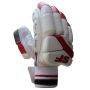 SF Test Cricket Batting Gloves White and Red 