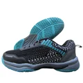 Thrax Smash Badminton shoes Black and Vivid Sky