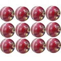 SG Club Red Cricket Ball 12 Ball set