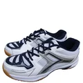 Thrax Court Power 005 Badminton Shoes White Silver Navy 
