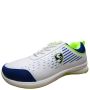 SG Yorker White Royal Blue Lime Cricket Shoes