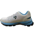 SG Scorer 6.0 Cricket Shoe White Aqua Black