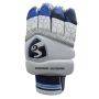 SG Maxilite Ultimate Batting Gloves White Blue (Mens Size Right-Handed)
