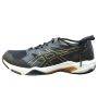 Asics Gel Rocket 11 Badminton Shoes Black and Pure Gold Color