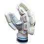SF Pro Lite Cricket Batting Gloves White Green Full Size Right Hand batting gloves