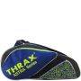 Thrax Astra Series Badminton Kit Bag Black Blue and Lime