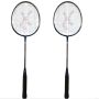 Set of 2 Thrax NANO CAB 22 Badminton Racket Navy Blue