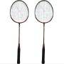 Set of 2 Thrax NANO CAB 22 Badminton Racket Red