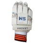 SM Leader Batting Gloves White and Black