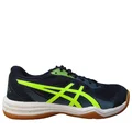 Asics UPCOURT 5 Cricket Shoes Midnight and Hazard Green