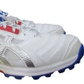 Asics Gel Gully 7 Cricket Shoes White Pure Silver
