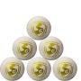 SG Club White Cricket Ball 6 Ball set
