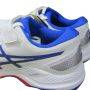 Asics Speed Menace FF Spike Cricket Shoes White Tuna Blue 