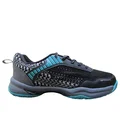 Thrax Smash Badminton shoes Black and Vivid Sky