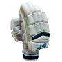 SF Pro Lite Cricket Batting Gloves White Green Full Size Right Hand batting gloves
