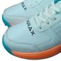 Thrax Hoop Cricket Rubber Stud Cricket Shoes White Blue Orange