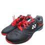 Yonex SHB 57 EX (Power Cushion) Badminton Shoes Black and Red