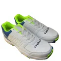 Thrax Aello Series Stud Cricket Shoes White Lime Camo