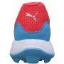 Puma 24 FH Rubber Cricket Shoes Luminious Blue Puma White Cricket Shoe