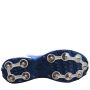 SG Sierra 2.0 Spike Cricket Shoes White Lime and Blue