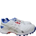 Asics Gel Gully 7 Cricket Shoes White Pure Silver