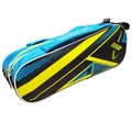Thrax Strike Series Badminton Kit Bag Blue and Yellow Color