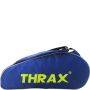 Thrax Astra Series Badminton Kit Bag Black Blue and Lime