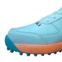 Thrax Hoop Cricket Rubber Stud Cricket Shoes White Blue Orange