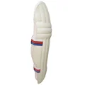 Thrax Ultra Light Molded Batting Pads Color White (Yellow Red Backside) (Mens Size Right And Left handed)