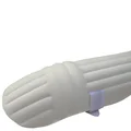 Thrax Ultra Light Molded Batting Pads White (Black Red Backside) (Mens Size Right And Left handed)