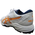 Asics Gel Peake 2 Cricket Shoes White Stadium Orange 