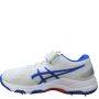 Asics Speed Menace FF Spike Cricket Shoes White Tuna Blue 