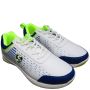 SG Yorker White Royal Blue Lime Cricket Shoes