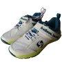 SG Century 6.0 Cricket Shoes  White Sea Green and Fluo Green