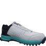 Thrax Hoop Hockey Rubber Stud Hockey Shoes White Blue Sea green