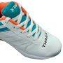 Thrax Brace Rubber Hockey Stud Shoes White Turquoise Orange