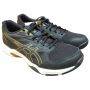 Asics Gel Rocket 11 Badminton Shoes Black and Pure Gold Color