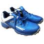Sega Star Impact Power Stud Cricket Shoes White Blue