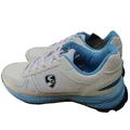 SG Scorer 6.0 Cricket Shoe White Aqua Black