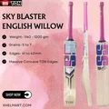 SS Sky BLASTER English Willow Cricket Bat SH