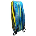 Thrax Strike Series Badminton Kit Bag Blue and Yellow Color