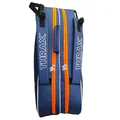 Thrax Strike Series Badminton Kit Bag Blue and Orange Color