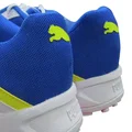 Puma 22.2 Spike Cricket Shoes White Yellow Blaze Blue