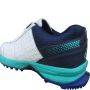 Thrax Hoop Hockey Rubber Stud Hockey Shoes White Blue Sea green