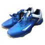 Sega Star Impact Power Stud Cricket Shoes White Blue