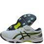 ASICS SPEED MENACE FF CRICKET SPIKE SHOES WHITE BLACK