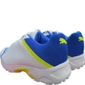 Puma 22.2 Spike Cricket Shoes White Yellow Blaze Blue
