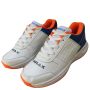 Thrax Aello Series Spike Cricket Shoes White Orange