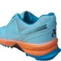 Thrax Hoop Cricket Rubber Stud Cricket Shoes White Blue Orange