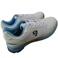 SG Scorer 6.0 Cricket Shoe White Aqua Black